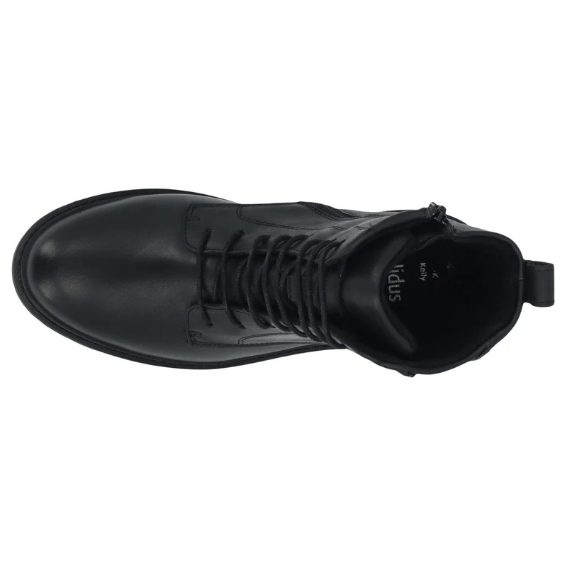 Solidus Schnür-Stiefeletten schwarz