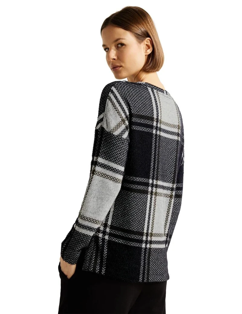 Cecil Langarmshirt Grau