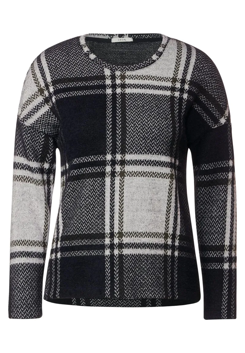 Cecil Langarmshirt Grau