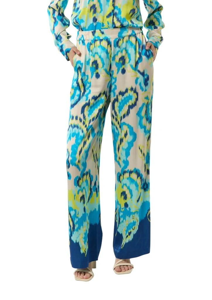 Comma Stoffhose weiß