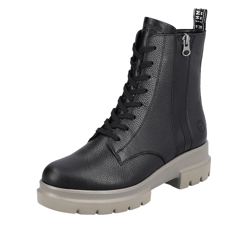 Remonte Schnür-Stiefeletten schwarz