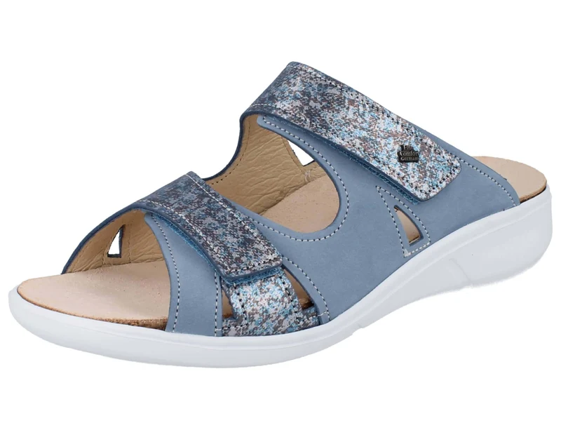 Finn Comfort Pantoletten blau