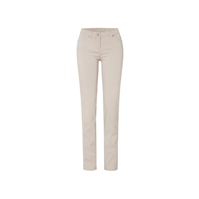 TONI Damen 5-Pocket-Hose mit Bodyshaping-Effekt hellgrau