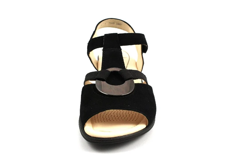 Ara Plateau Sandalen schwarz