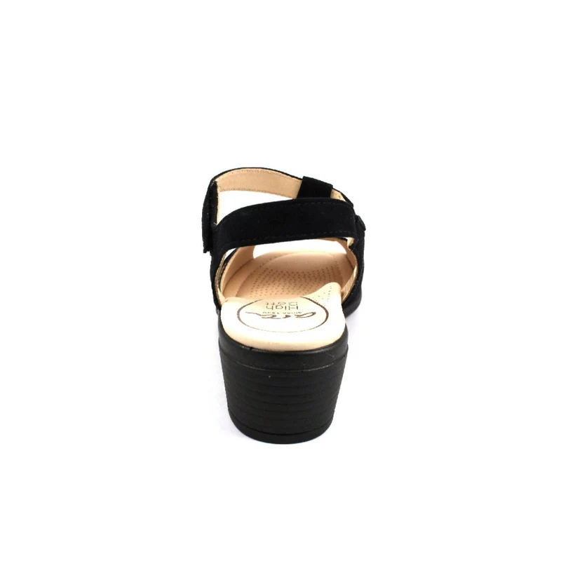 Ara Plateau Sandalen schwarz