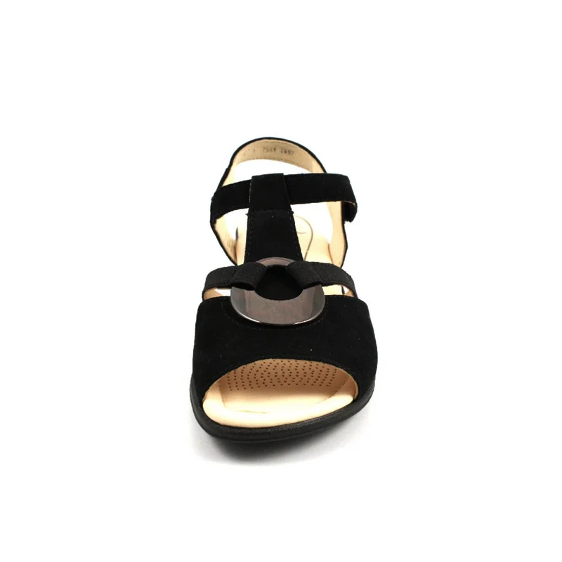 Ara Plateau Sandalen schwarz