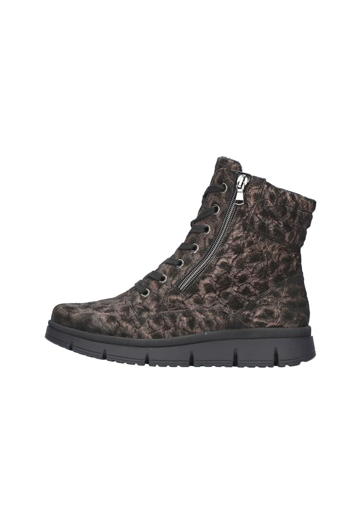 Waldläufer Schnür-Stiefeletten braun