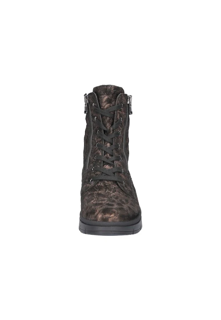 Waldläufer Schnür-Stiefeletten braun