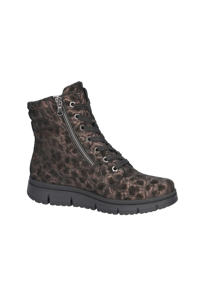 Waldläufer Schnür-Stiefeletten braun