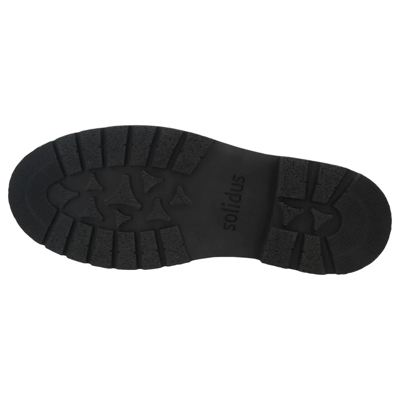 Solidus Schnür-Stiefeletten schwarz