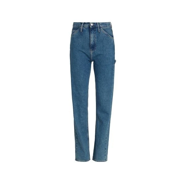 Calvin Klein Straight Fit Jeans Blau