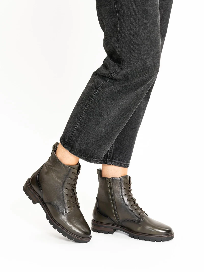 Ara Schnür-Stiefeletten Dunkelbraun