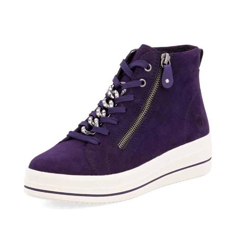 Remonte Halbschuhe aubergine