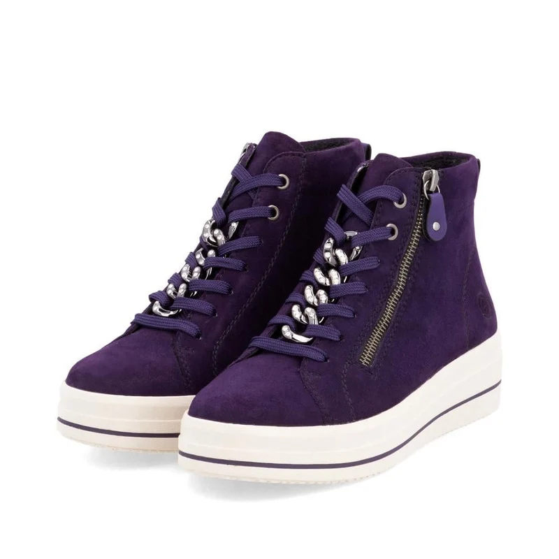 Remonte Halbschuhe aubergine