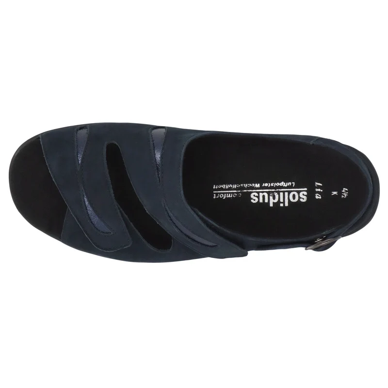Solidus Komfort Sandalen blau