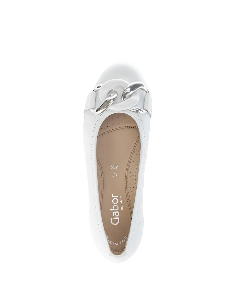 Gabor Ballerinas weiß