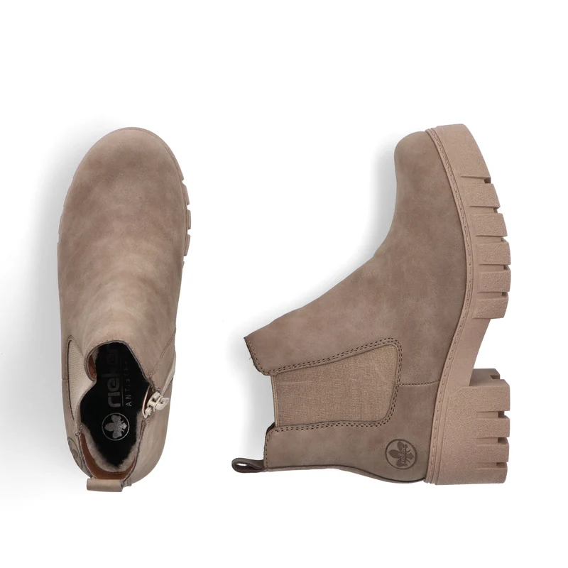Rieker Stiefeletten beige
