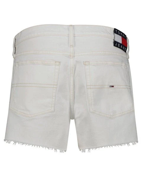 Jeansshorts, Weiß