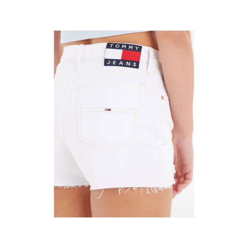 Jeansshorts, Weiß