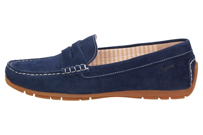 Sioux Sportliche Slipper blau