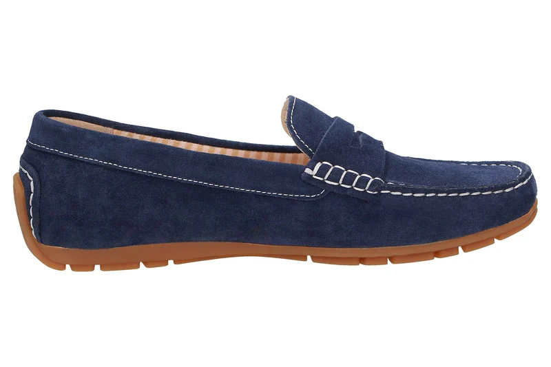Sioux Sportliche Slipper blau
