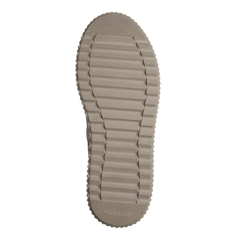 Tamaris Schnür-Stiefeletten creme