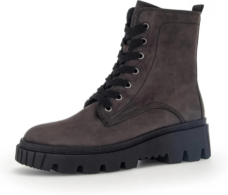 Gabor Schnür-Stiefeletten Grau