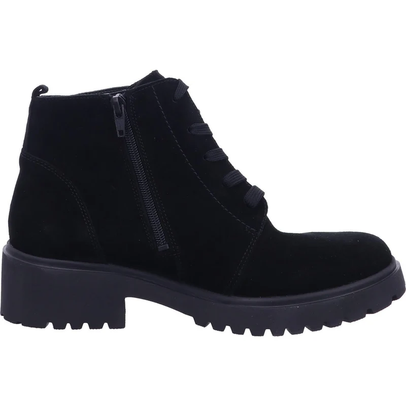 Waldläufer Schnür-Stiefeletten Dunkelblau