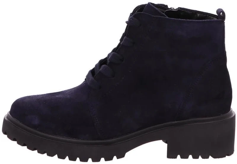 Waldläufer Schnür-Stiefeletten Dunkelblau