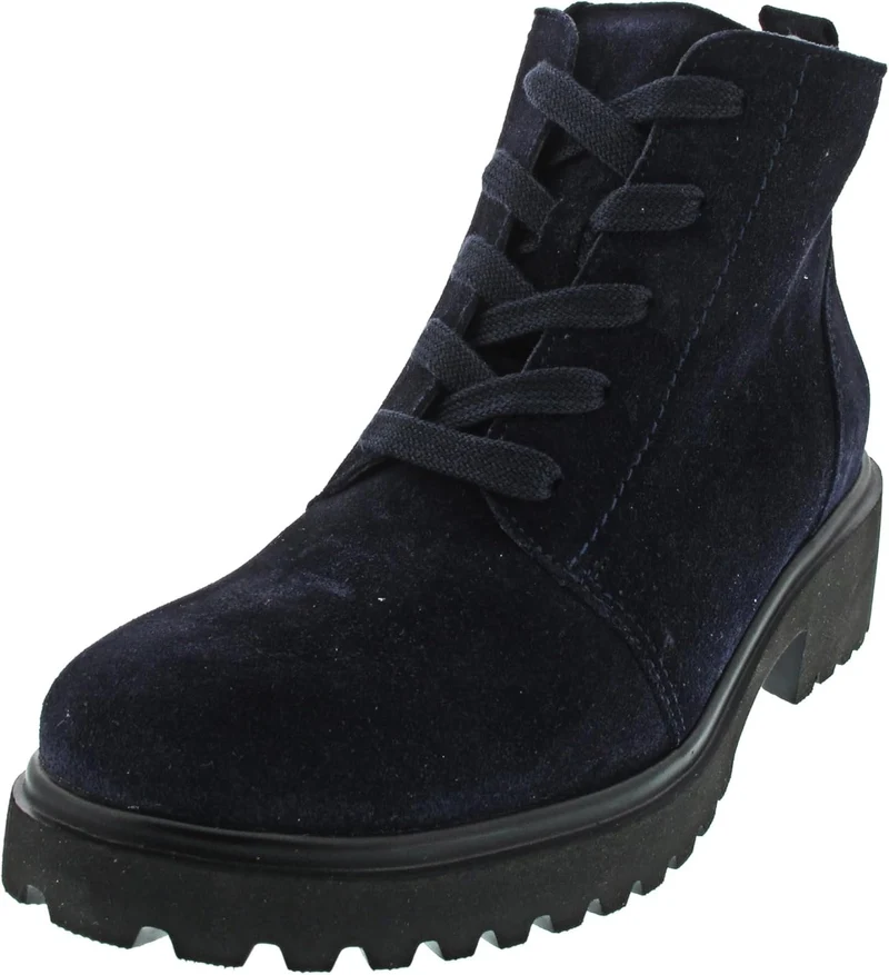Waldläufer Schnür-Stiefeletten Dunkelblau