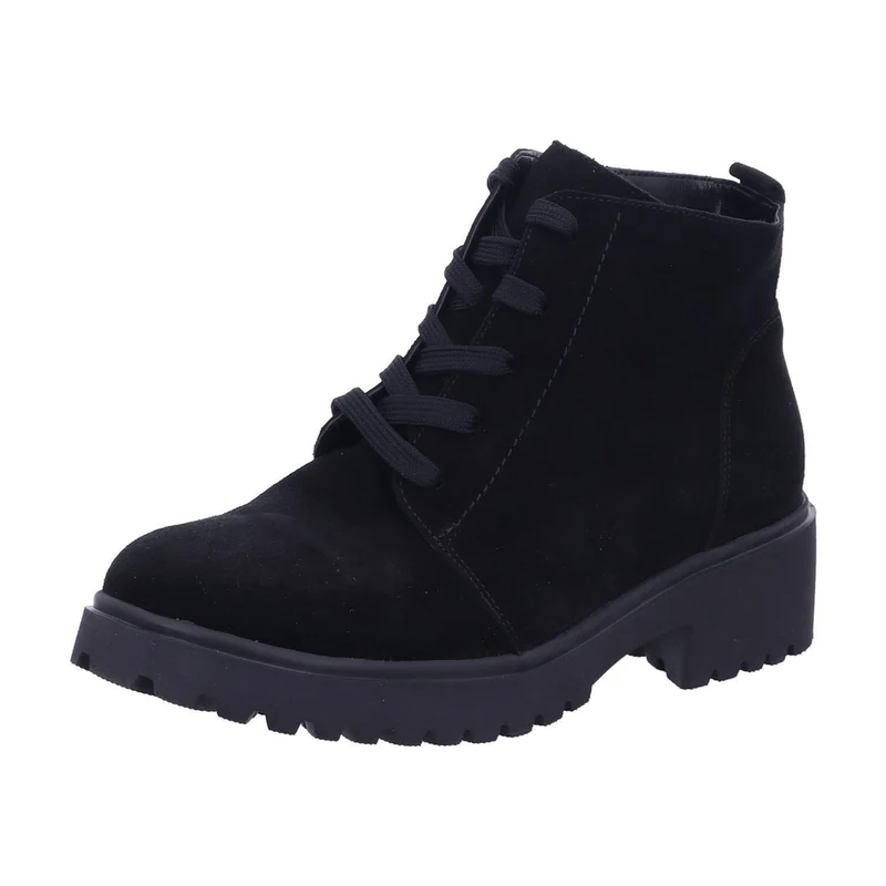 Waldläufer Schnür-Stiefeletten Dunkelblau