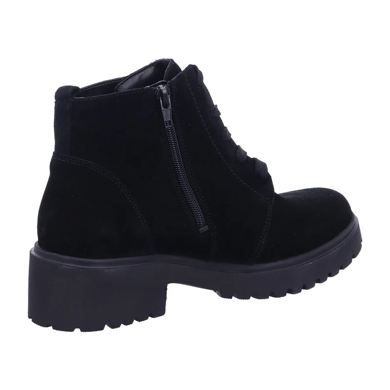 Waldläufer Schnür-Stiefeletten Dunkelblau