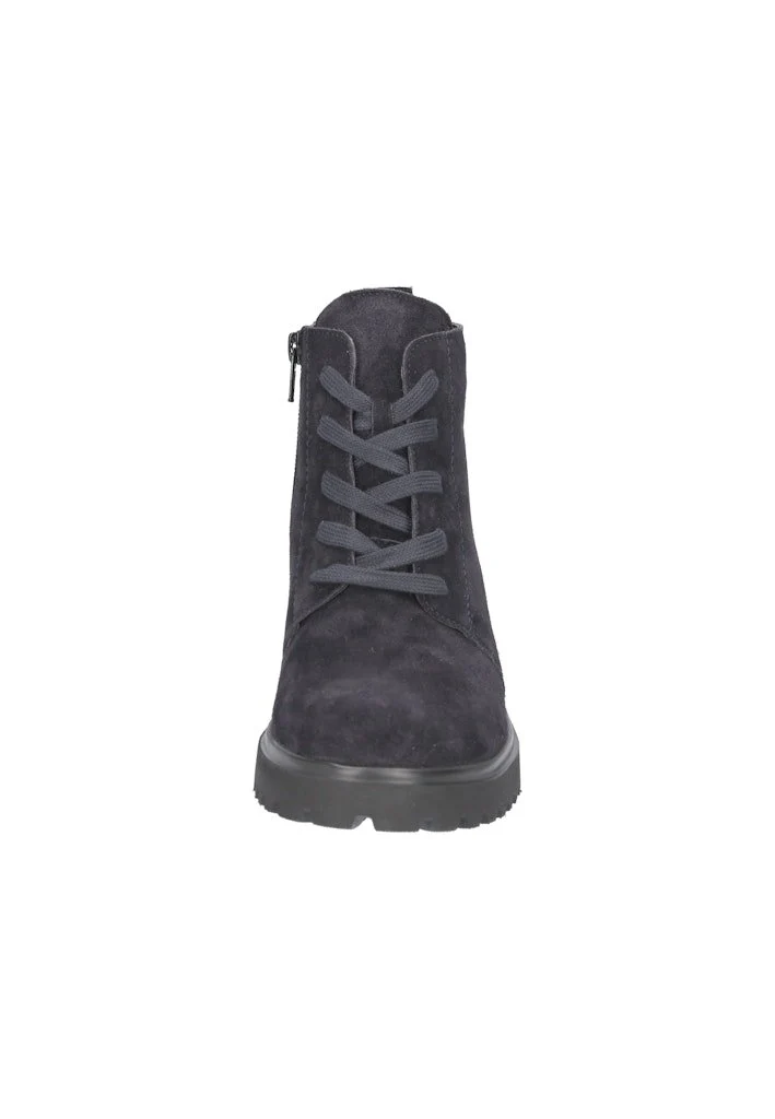 Waldläufer Schnür-Stiefeletten Dunkelblau