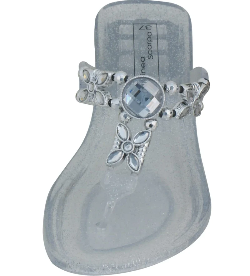 Scarpa Zehentrenner silber