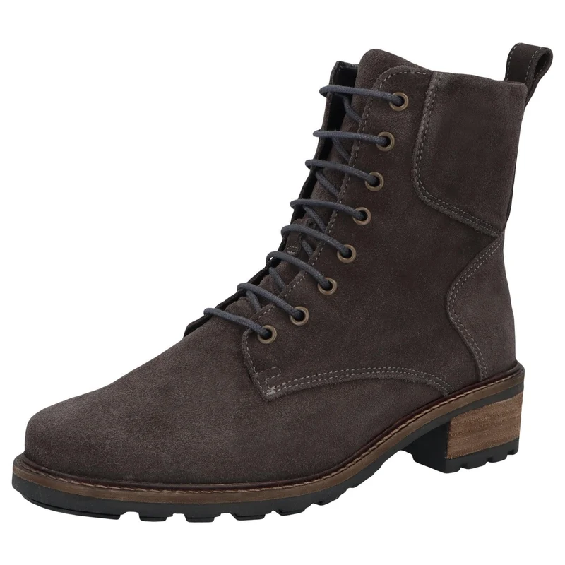 Solidus Schnür-Stiefeletten Dunkelbraun