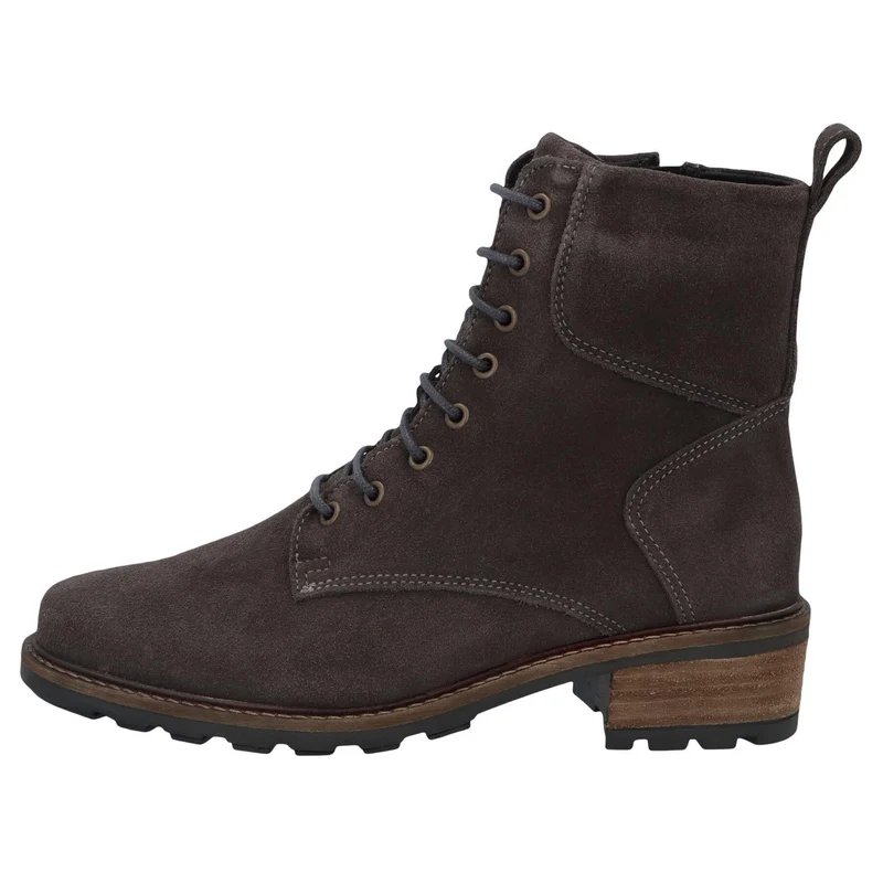 Solidus Schnür-Stiefeletten Dunkelbraun
