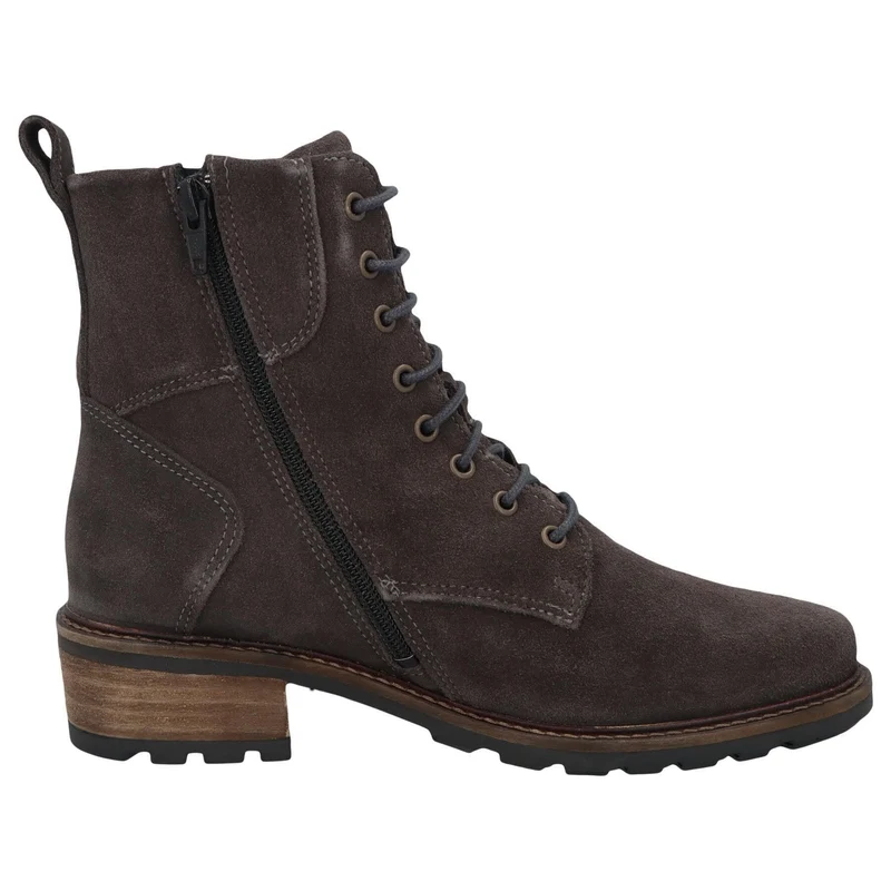 Solidus Schnür-Stiefeletten Dunkelbraun