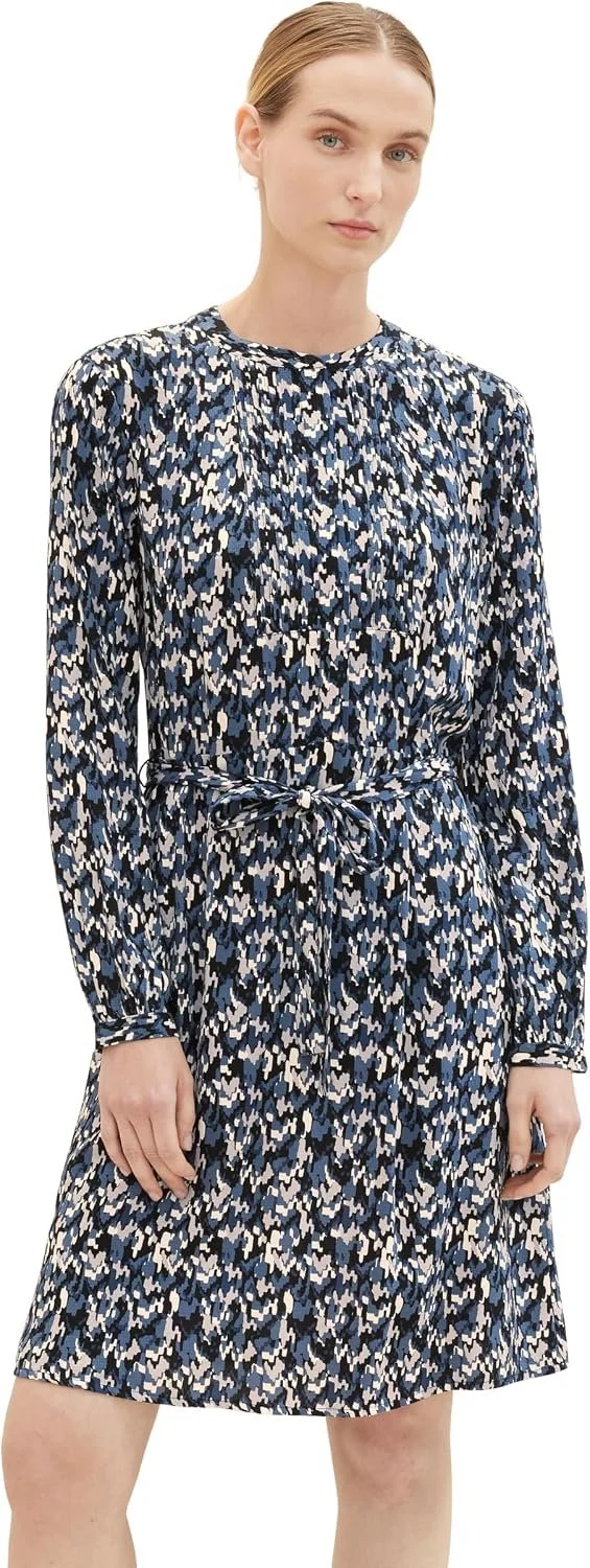 Tom Tailor Freizeitkleid Blau