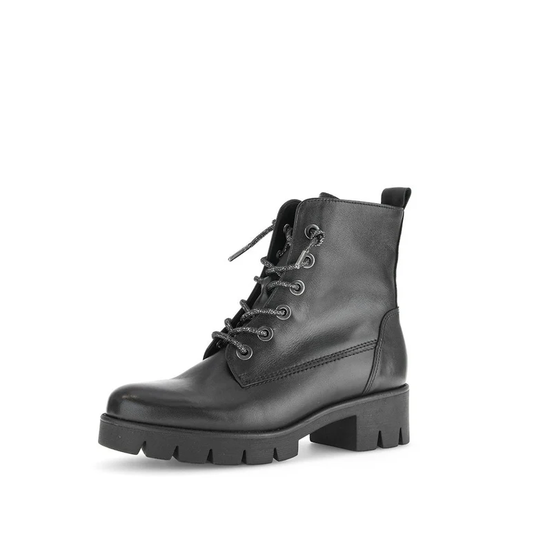 Gabor Schnür-Stiefeletten schwarz