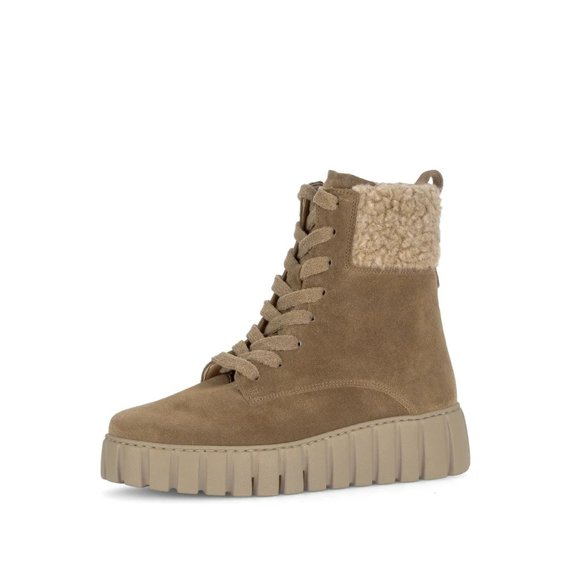 Gabor Schnür-Stiefeletten camel