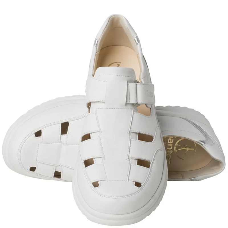 Ganter Komfort Slipper weiß