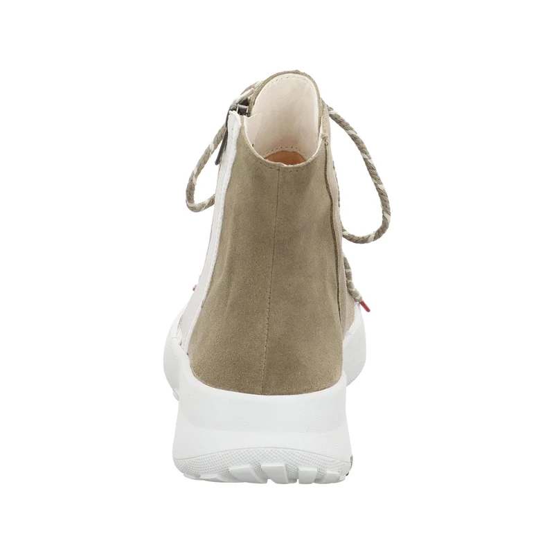 Think Schnür-Stiefeletten beige