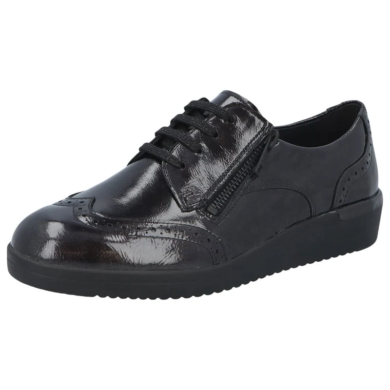 Solidus Keilabsatz Pumps grau