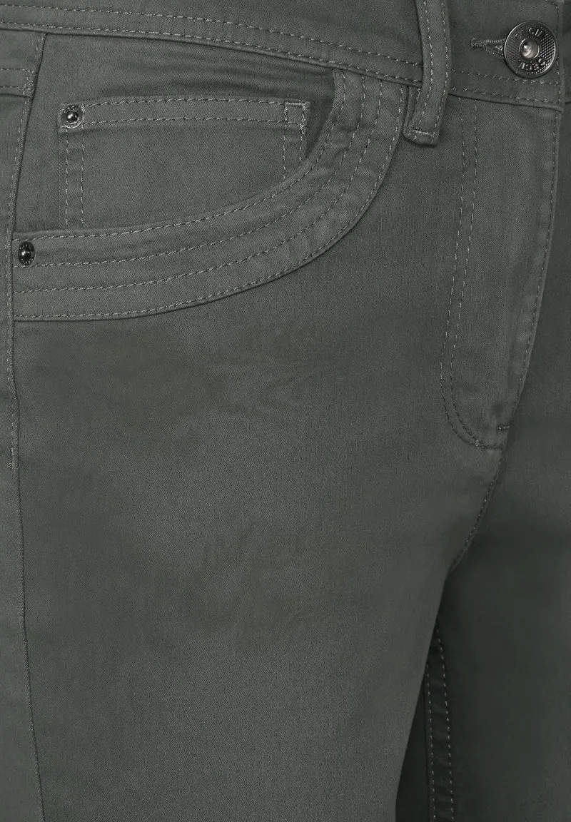 Cecil Slim Fit Jeans Grün