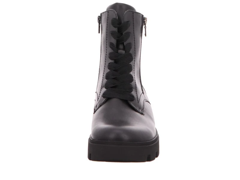 Waldläufer Schnür-Stiefeletten schwarz