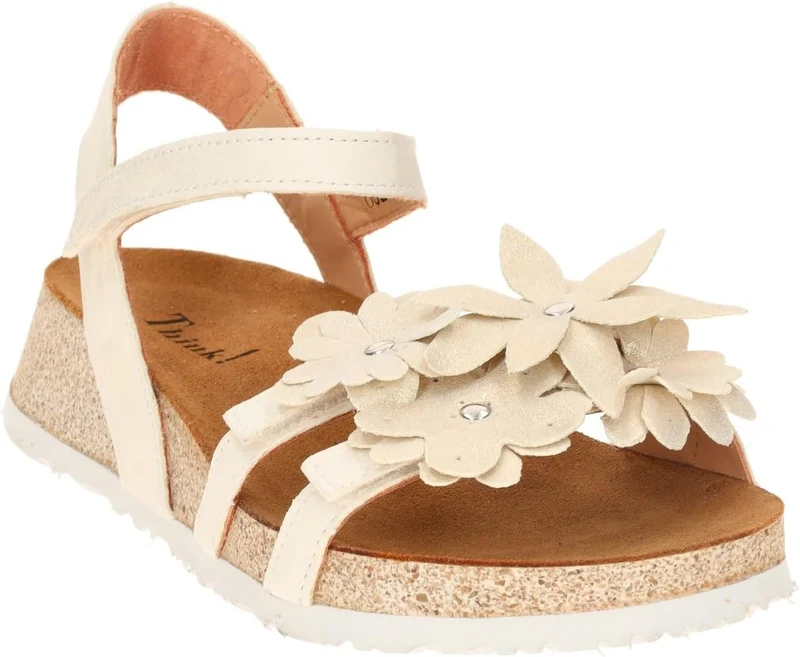 Think Riemchen Sandalen beige