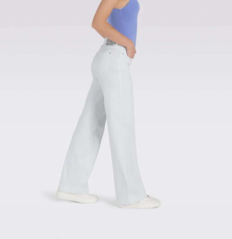 MAC HOSEN Stoffhose Weiß