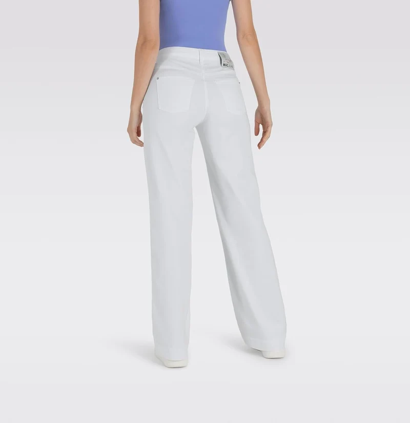 MAC HOSEN Stoffhose Weiß