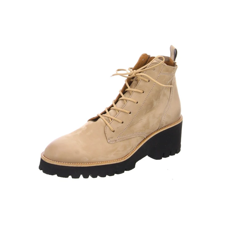 Paul Green Schnür-Stiefeletten beige