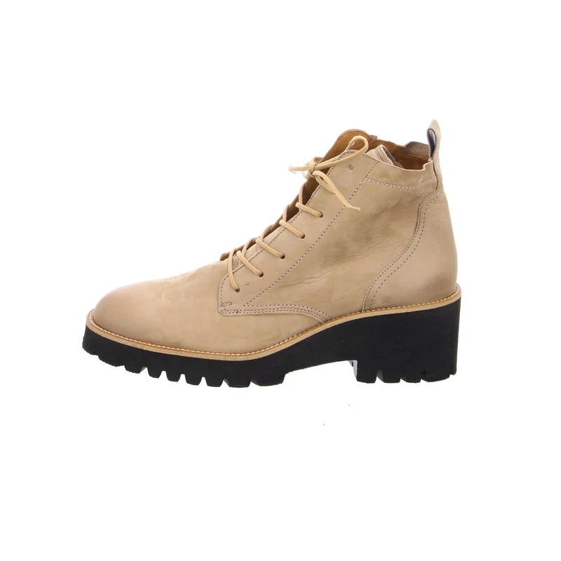 Paul Green Schnür-Stiefeletten beige